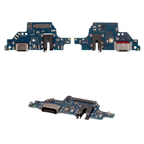 Плата зарядки Motorola Moto G84, XT2347, шлейф коннектора зарядки, коннектора наушников, с микрофоном, High Copy