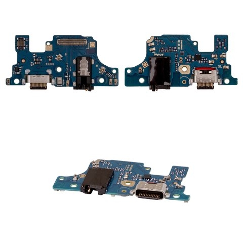 Плата зарядки Motorola Moto G72, XT2255, шлейф коннектора зарядки, коннектора наушников, с микрофоном, High Copy