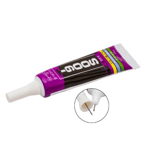 Клей-герметик Zhanlida T900S, приклеивания тачскрина, дисплея, 15 мл, чорний 