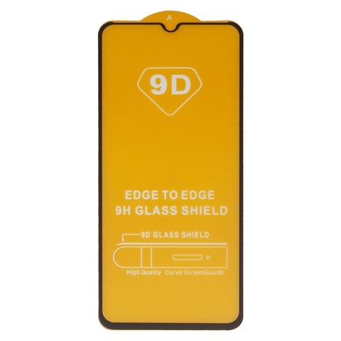 Захисне скло Samsung SM-A022F Galaxy A02, A032 Galaxy A03 Core, A035F Galaxy A03, A045 Galaxy A04, A125F Galaxy A12, A127 Galaxy A12 Nacho, A136 Galaxy A13 5G, iNob, Full Glue, клей на усій поверхні, сумісне з чохлом, чорне стекла  | Закаленное защитное стекло