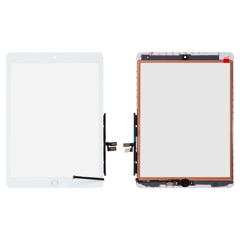 Тачскрин Apple iPad 10.2 2021, білий, High Copy, с кнопкой HOME, #A2602 / A2603 / A2604