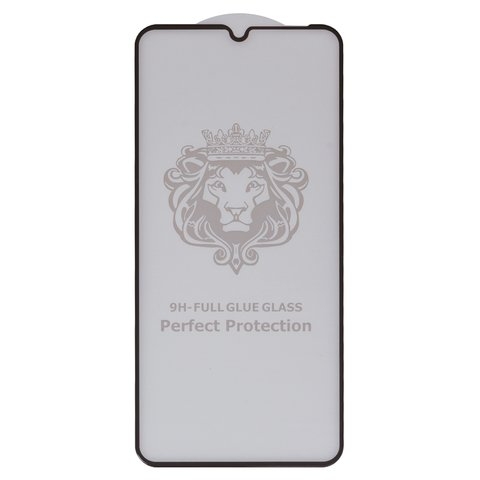 Захисне скло Huawei Honor 9A, Y6p, Y8p, iNobi, Full Glue, клей на усій поверхні, сумісне з чохлом, без пакування, чорне | Закаленное защитное стекло