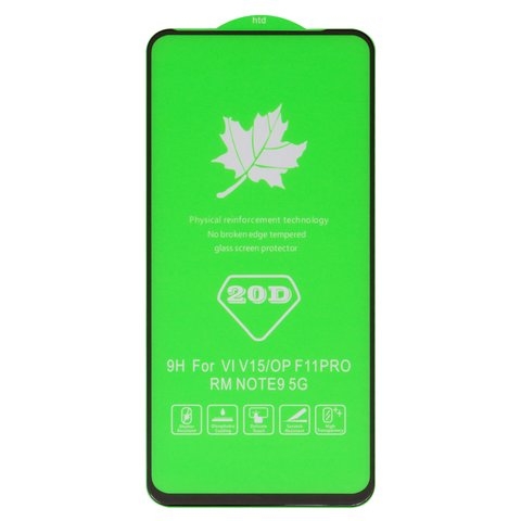 Захисне скло Xiaomi Redmi 10X 4G, Redmi Note 9; Samsung SM-A115 Galaxy A11, M115 Galaxy M11, iNobi, Full Glue, клей на усій поверхні, сумісне з чохлом, без пакування, чорне | Закаленное защитное стекло