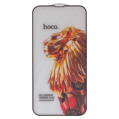 Захисне скло Hoco G9 Apple iPhone 13 Pro Max, iPhone 14 Plus, iNobi, Full Glue, без пакування, чорне, клей на усій поверхні | Закаленное защитное стекло