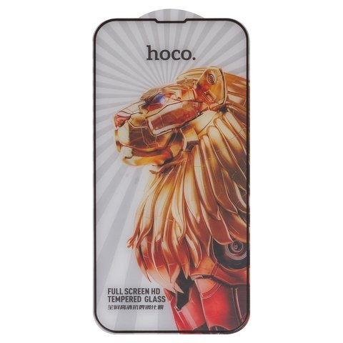 Захисне скло Hoco G9 Apple iPhone 13, iPhone 13 Pro, iPhone 14, iNobi, Full Glue, без пакування, чорне, клей на усій поверхні | Закаленное защитное стекло
