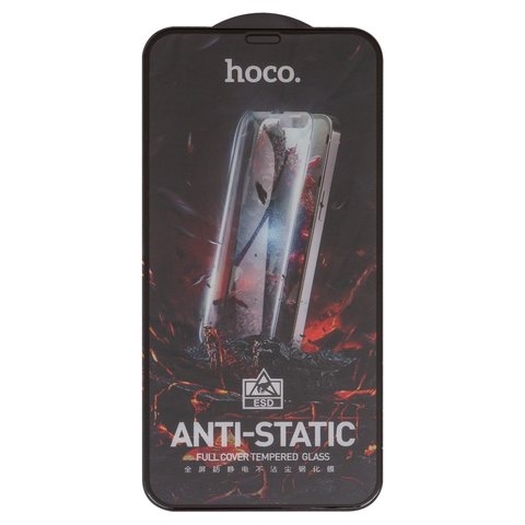 Захисне скло Hoco G10 Apple iPhone 11, iPhone XR, iNobi, Full Glue, клей на усій поверхні, Anti-Static, без пакування, чорне | Закаленное защитное стекло