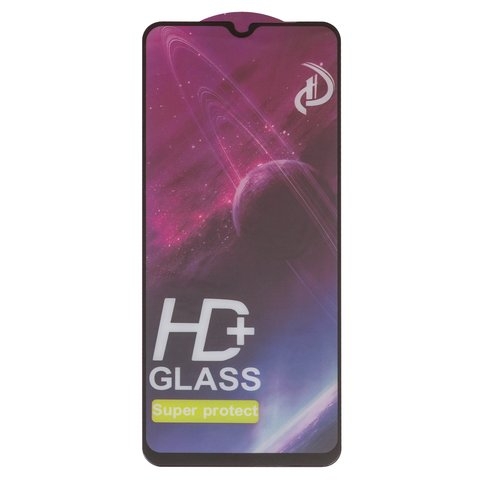 Захисне скло Xiaomi Poco C40, Redmi 10C, iNob, Full Glue, клей на усій поверхні, сумісне з чохлом, чорне | Закаленное защитное стекло