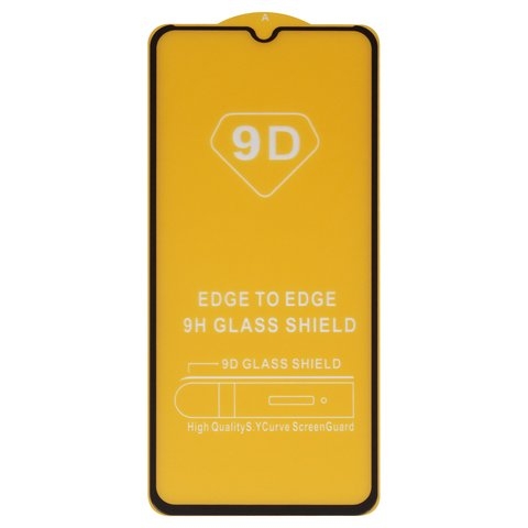 Захисне скло Oppo A17, iNobi, Full Glue, клей на усій поверхні, сумісне з чохлом, без пакування, чорне | Закаленное защитное стекло