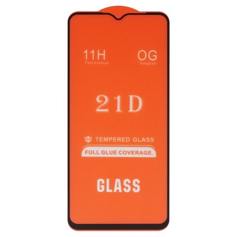 Захисне скло Vivo T2X 5G, Y31, Y51, iNobi, Full Glue, клей на усій поверхні, сумісне з чохлом, без пакування, чорне | Закаленное защитное стекло