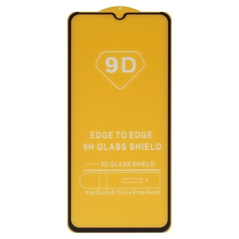 Захисне скло Nokia C22, TA-1533, C32, TA-1534, iNobi, Full Glue, клей на усій поверхні, сумісне з чохлом, без пакування, чорне | Закаленное защитное стекло