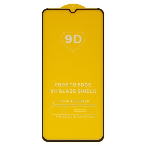 Захисне скло Realme C21Y, C25s, C25Y, iNobi, Full Glue, клей на усій поверхні, сумісне з чохлом, без пакування, чорне | Закаленное защитное стекло