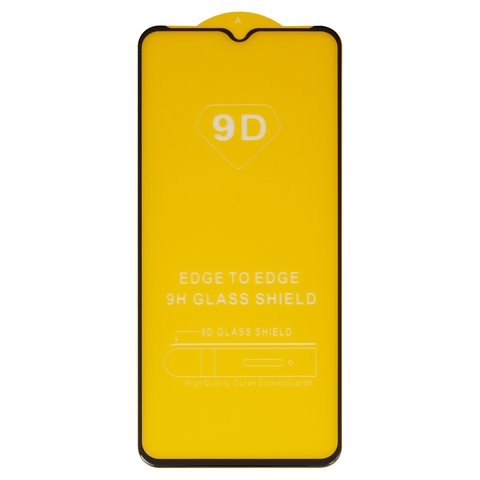 Захисне скло Motorola XT2081-1 Moto E7 Plus, XT2083 Moto G9 Play, iNobi, Full Glue, клей на усій поверхні, сумісне з чохлом, без пакування, чорне | Закаленное защитное стекло