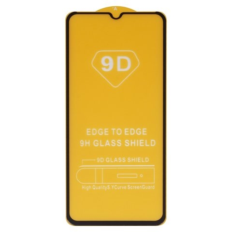 Захисне скло Motorola XT2155 Moto E20, iNobi, Full Glue, клей на усій поверхні, сумісне з чохлом, без пакування, чорне | Закаленное защитное стекло