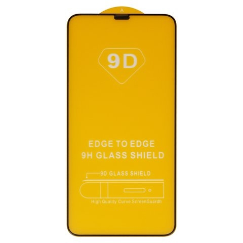 Захисне скло Apple iPhone 11 Pro Max, iPhone XS Max, iNobi, Full Glue, клей на усій поверхні, сумісне з чохлом, без пакування, чорне | Закаленное защитное стекло