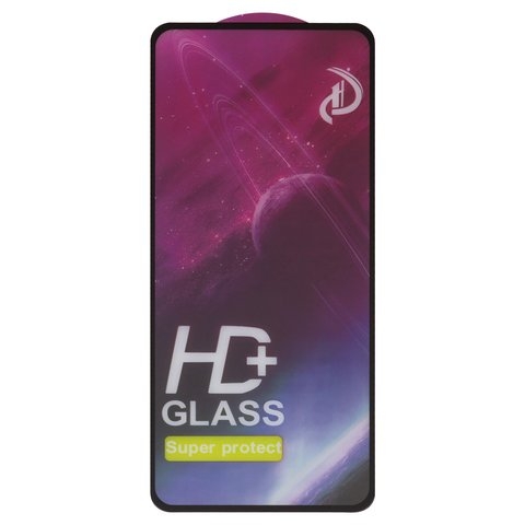 Захисне скло Motorola PANB0001IN Moto G60, iNob, Full Glue, клей на усій поверхні, сумісне з чохлом, чорне | Закаленное защитное стекло