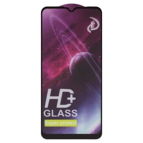 Захисне скло Motorola XT2155 Moto E20, iNob, Full Glue, клей на усій поверхні, сумісне з чохлом, чорне | Закаленное защитное стекло