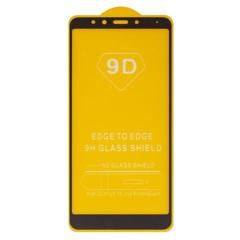 Захисне скло Xiaomi Redmi 5, iNobi, Full Glue, клей на усій поверхні, сумісне з чохлом, без пакування, чорне | Закаленное защитное стекло