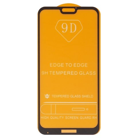 Захисне скло Xiaomi Mi A2 Lite, Redmi 6 Pro, iNobi, Full Glue, клей на усій поверхні, сумісне з чохлом, без пакування, чорне | Закаленное защитное стекло