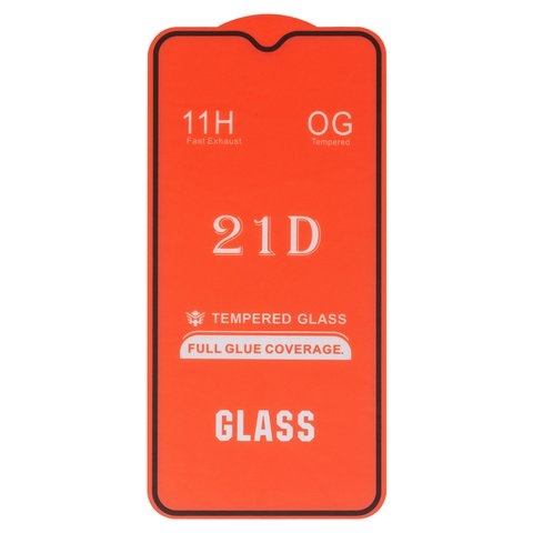 Захисне скло Xiaomi Redmi 8, Redmi 8A, M1908C3IC, MZB8255IN, M1908C3IG, M1908C3IH, MZB8458IN, M1908C3KG, M1908C3KH, iNobi, Full Glue, сумісне з чохлом, без пакування, чорне, Это стекло покрывает весь экран. | Закаленное защитное стекло
