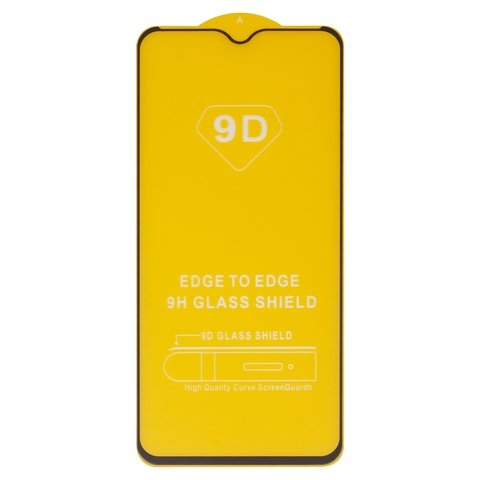 Захисне скло Xiaomi Poco M2, Poco M3, Redmi 9, Redmi 9T, iNobi, Full Glue, клей на усій поверхні, сумісне з чохлом, без пакування, чорне | Закаленное защитное стекло