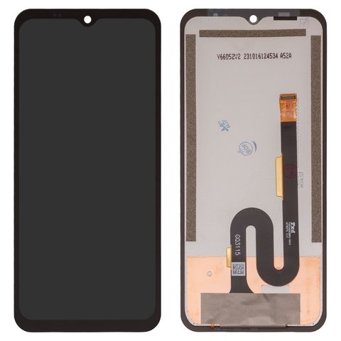 Дисплей Ulefone Armor 22, чорний | з тачскріном | Original (реновація) | дисплейный модуль, экран