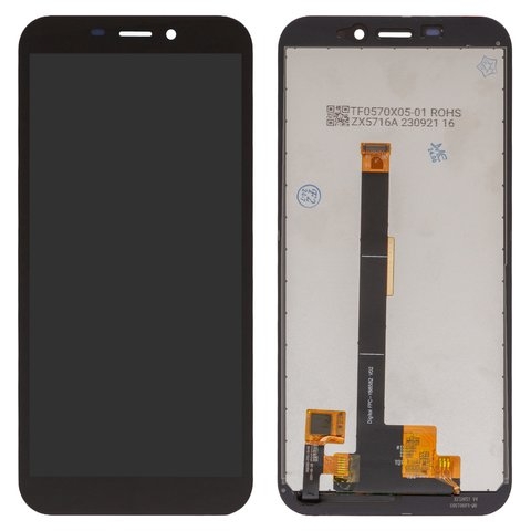 Дисплей Ulefone Armor X8, Armor X8i, чорний | з тачскріном | Original (реновація) | дисплейный модуль, экран