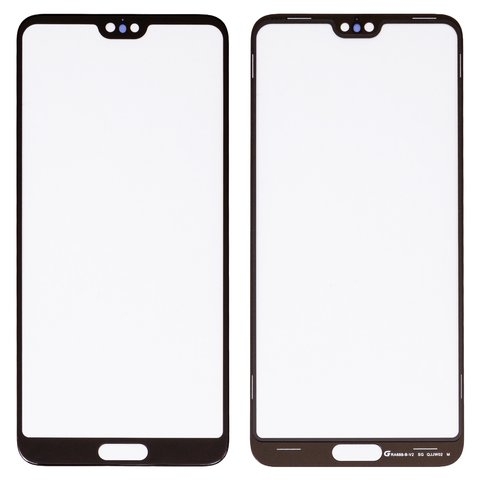 Стекло корпуса G+OCA PRO для Huawei P20 Pro, с OCA-пленкой, черное