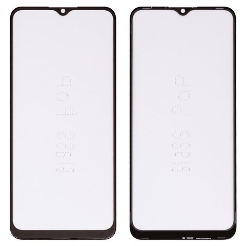 Стекло корпуса G+OCA PRO для Samsung SM-A025F/DS Galaxy A02s, с OCA-пленкой, черное, 160 mm