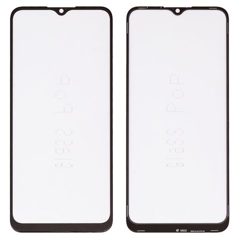 Стекло корпуса G+OCA PRO для Samsung SM-A037F Galaxy A03s, с OCA-пленкой, черное, 160,5x72 mm