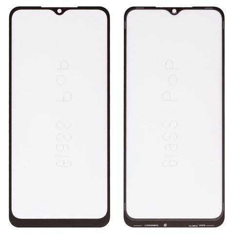 Стекло корпуса G+OCA PRO для Samsung SM-A042 Galaxy A04e, с OCA-пленкой, черное