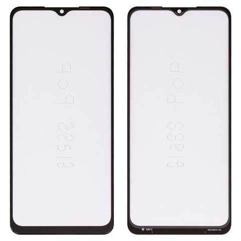 Стекло корпуса G+OCA PRO для Samsung SM-A125F Galaxy A12, с OCA-пленкой, черное