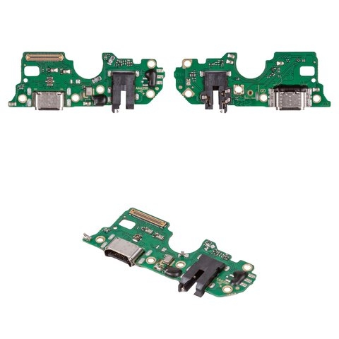 Плата зарядки Oppo A96 4G, шлейф коннектора зарядки, с микрофоном, High Copy