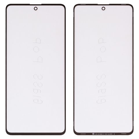 Стекло корпуса G+OCA PRO для Samsung SM-A715F/DS Galaxy A71, с OCA-пленкой, черное