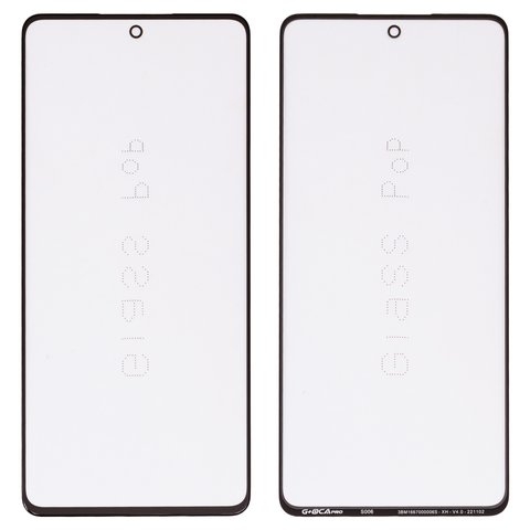 Стекло корпуса G+OCA PRO для Samsung SM-A736 Galaxy A73 5G, с OCA-пленкой, черное