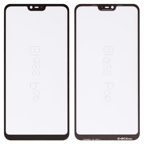 Стекло корпуса G+OCA PRO для Xiaomi Mi 8 Lite 6.26", с OCA-пленкой, черное