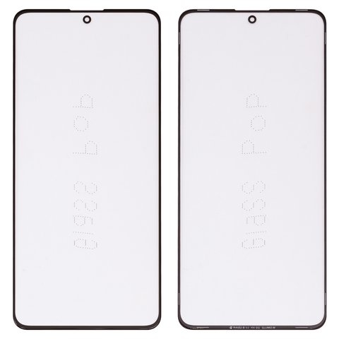 Стекло корпуса G+OCA PRO для Xiaomi Poco X6, Poco X6 Pro, Redmi Note 13 Pro, Redmi Note 13 Pro 4G, с OCA-пленкой, черное