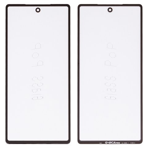 Стекло корпуса G+OCA PRO для Google Pixel 6, с OCA-пленкой, черное