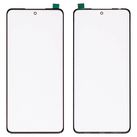 Стекло корпуса G+OCA PRO для Motorola Edge 40, Edge 40 Neo, с OCA-пленкой, черное