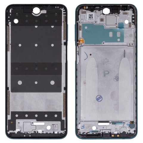 Рамка (основа) крепления дисплея Xiaomi Redmi Note 9S, Note 9 Pro, Note 9 Pro Max, M2003J6B2G, M2003J6A1G, зеленая
