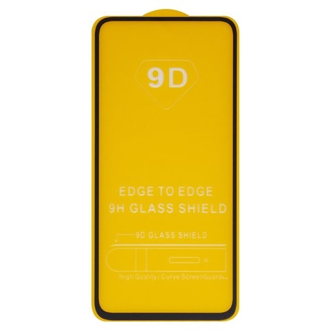 Захисне скло Huawei Nova 5i, P40 Lite, iNobi, Full Glue, клей на усій поверхні, сумісне з чохлом, без пакування, чорне, ART-L28/ART-L29/ART-L29N | Закаленное защитное стекло