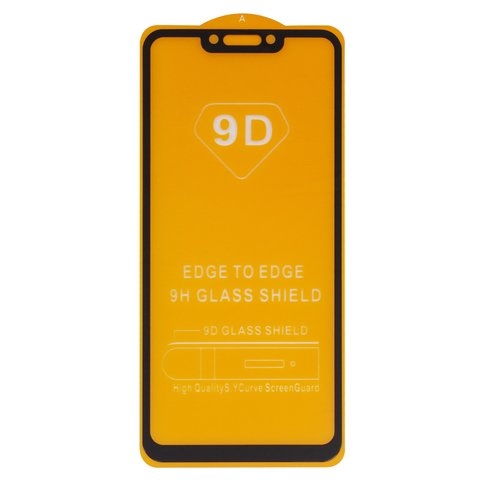 Захисне скло Huawei Nova 3, P Smart Plus, iNobi, Full Glue, без пакування, чорне, клей на усій поверхні | Закаленное защитное стекло