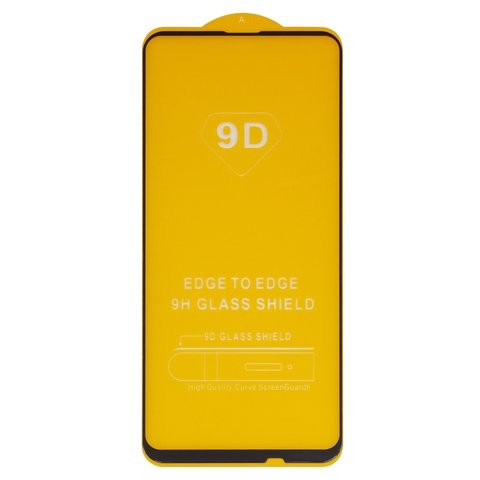 Захисне скло Huawei Honor 9X, P Smart Z, Y9 Prime (2019), iNobi, Full Glue, клей на усій поверхні, сумісне з чохлом, без пакування, чорне | Закаленное защитное стекло