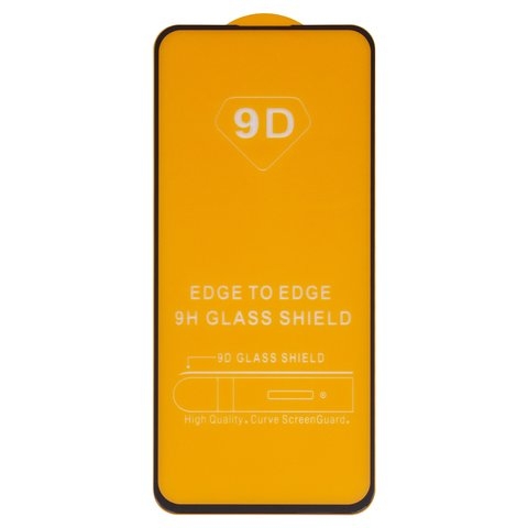 Захисне скло Samsung SM-A515 Galaxy A51, iNobi, Full Glue, клей на усій поверхні, сумісне з чохлом, без пакування, чорне | Закаленное защитное стекло