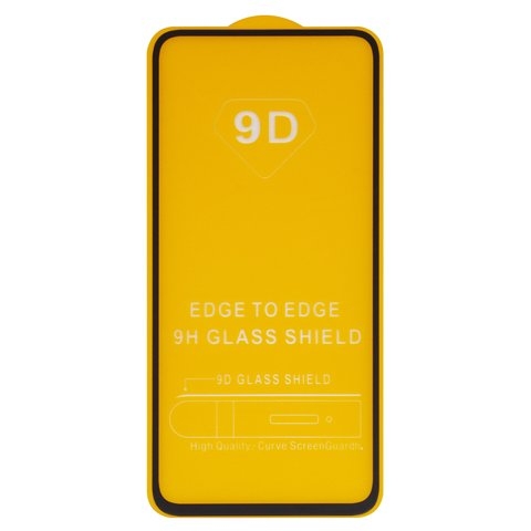 Захисне скло Huawei P40 Lite E, Y7p, iNobi, Full Glue, клей на усій поверхні, сумісне з чохлом, без пакування, чорне, ART-L28/ART-L29/ART-L29N | Закаленное защитное стекло