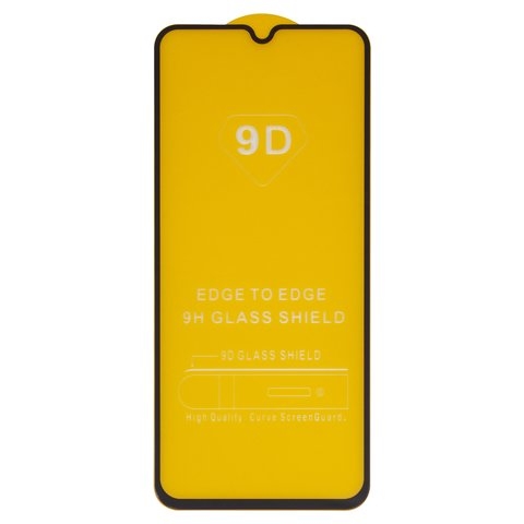 Захисне скло Samsung SM-A055 Galaxy A05, iNobi, Full Glue, без пакування, чорне, клей на усій поверхні | Закаленное защитное стекло